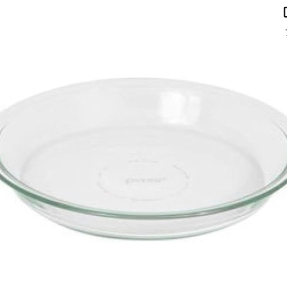 Pyrex 9 Inch x 23 cm glass pie plate